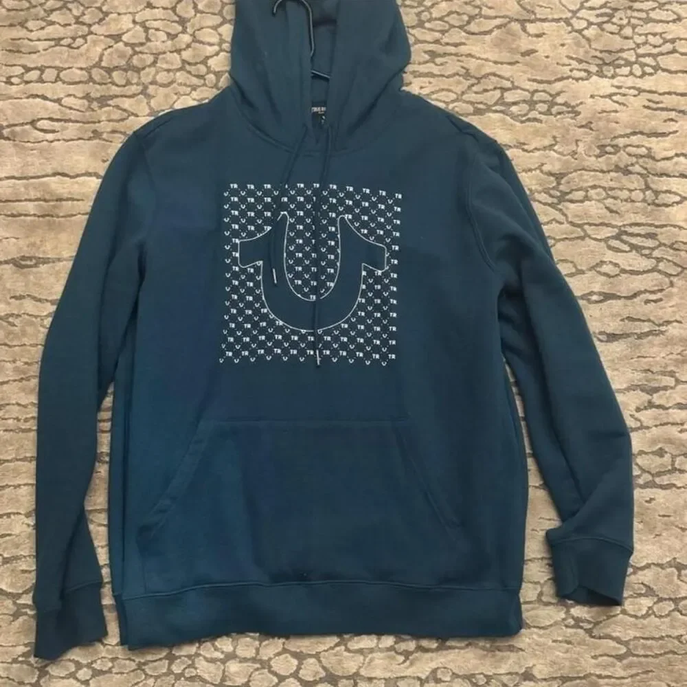 True Religion Blue and Navy Hoodie